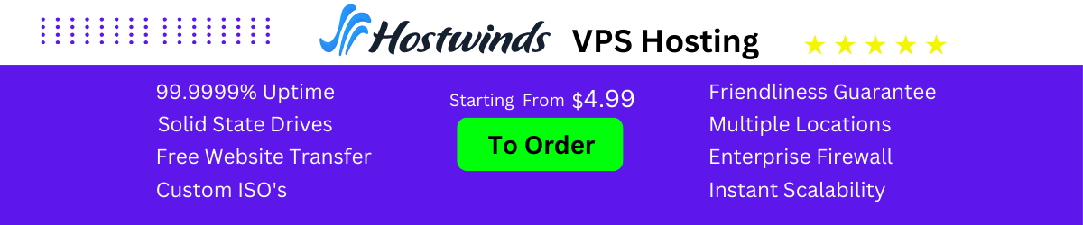 Hostwinds vps hosting 